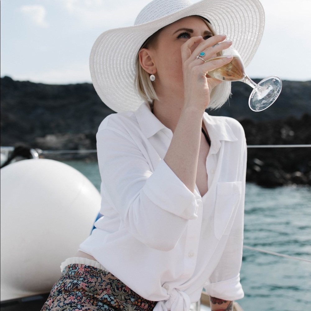 Sunday Best White Button Up